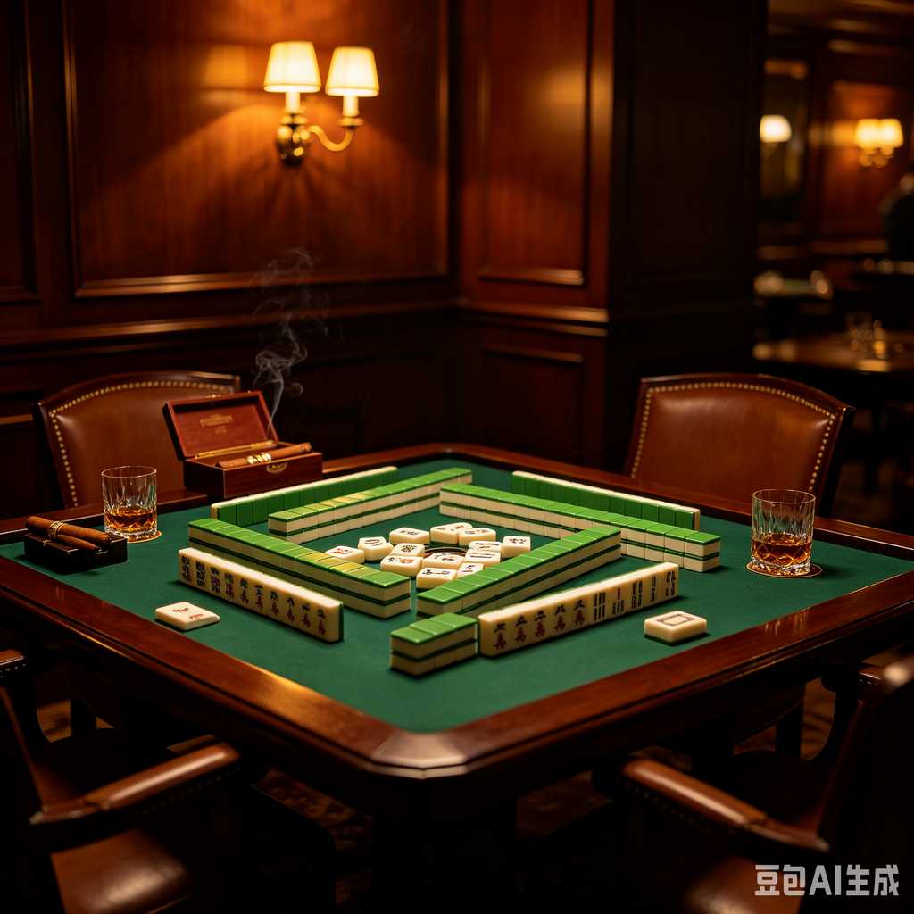 vivid color print mahjong set