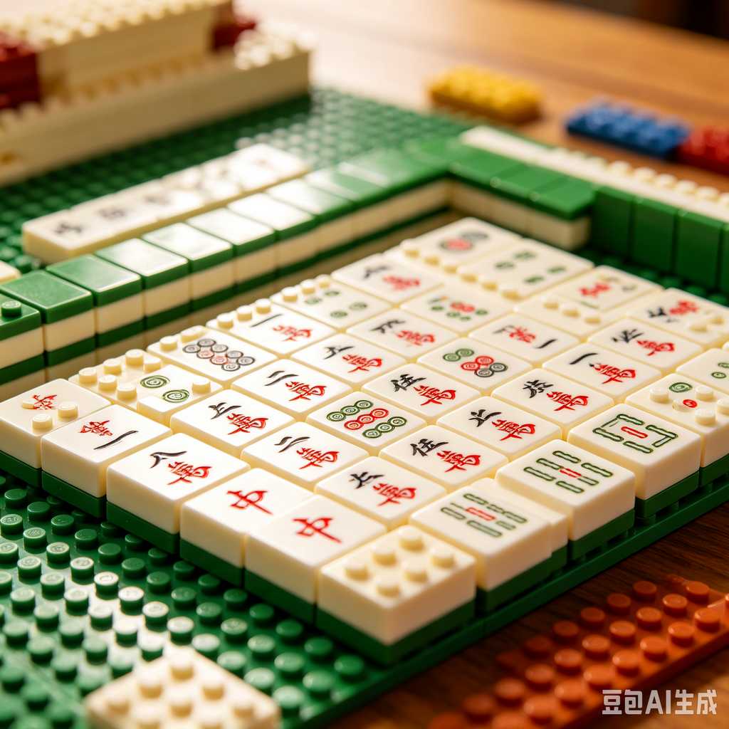 smooth print surface mahjong tiles