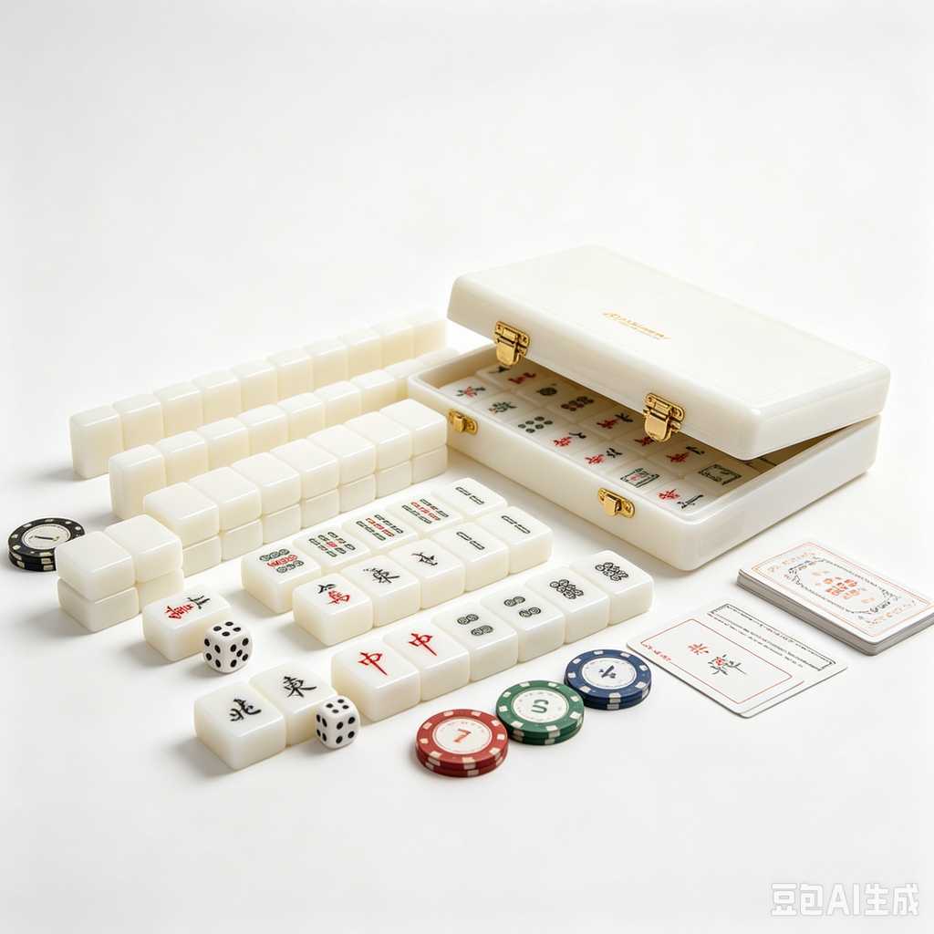 gold accent mahjong set