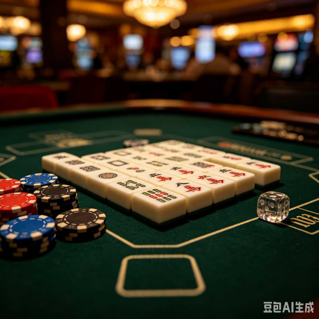stylish text mahjong set