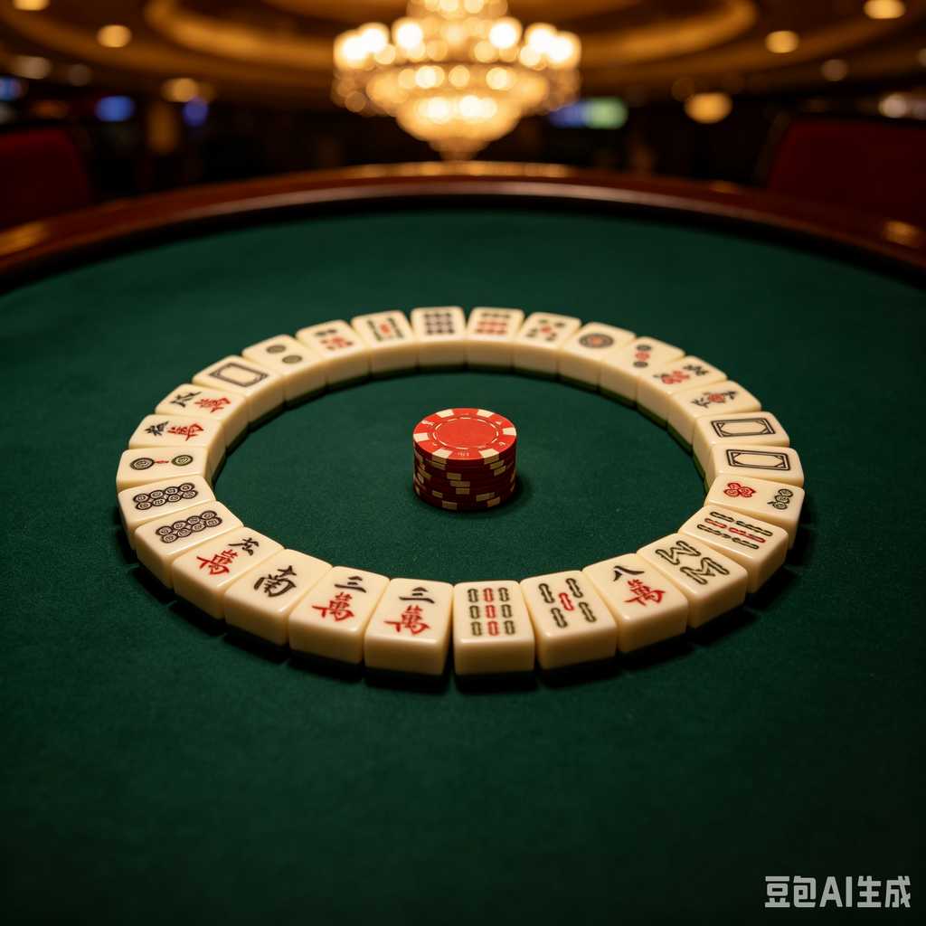 classic oriental board game mahjong